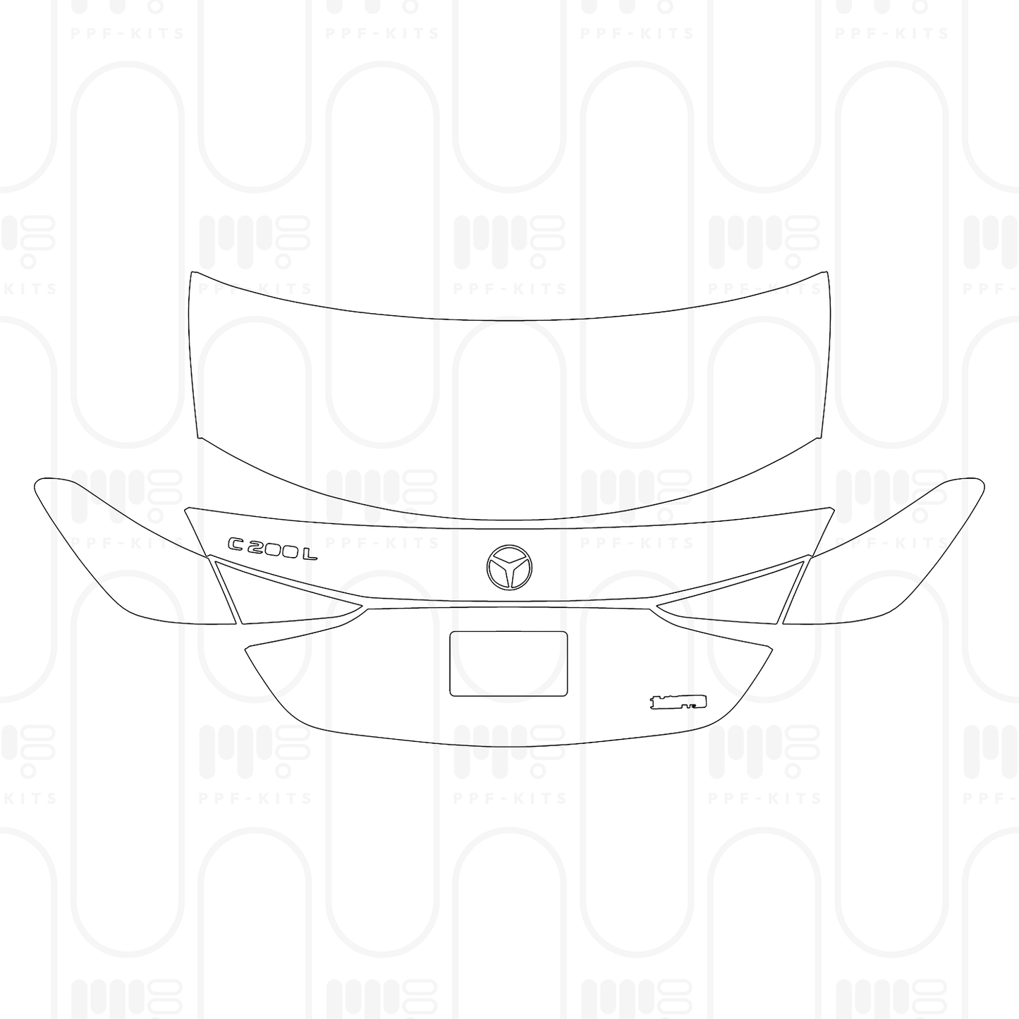 PPF prédécoupé Mercedes-Benz C Class Sedan Base Extended Wheelbase 2026
