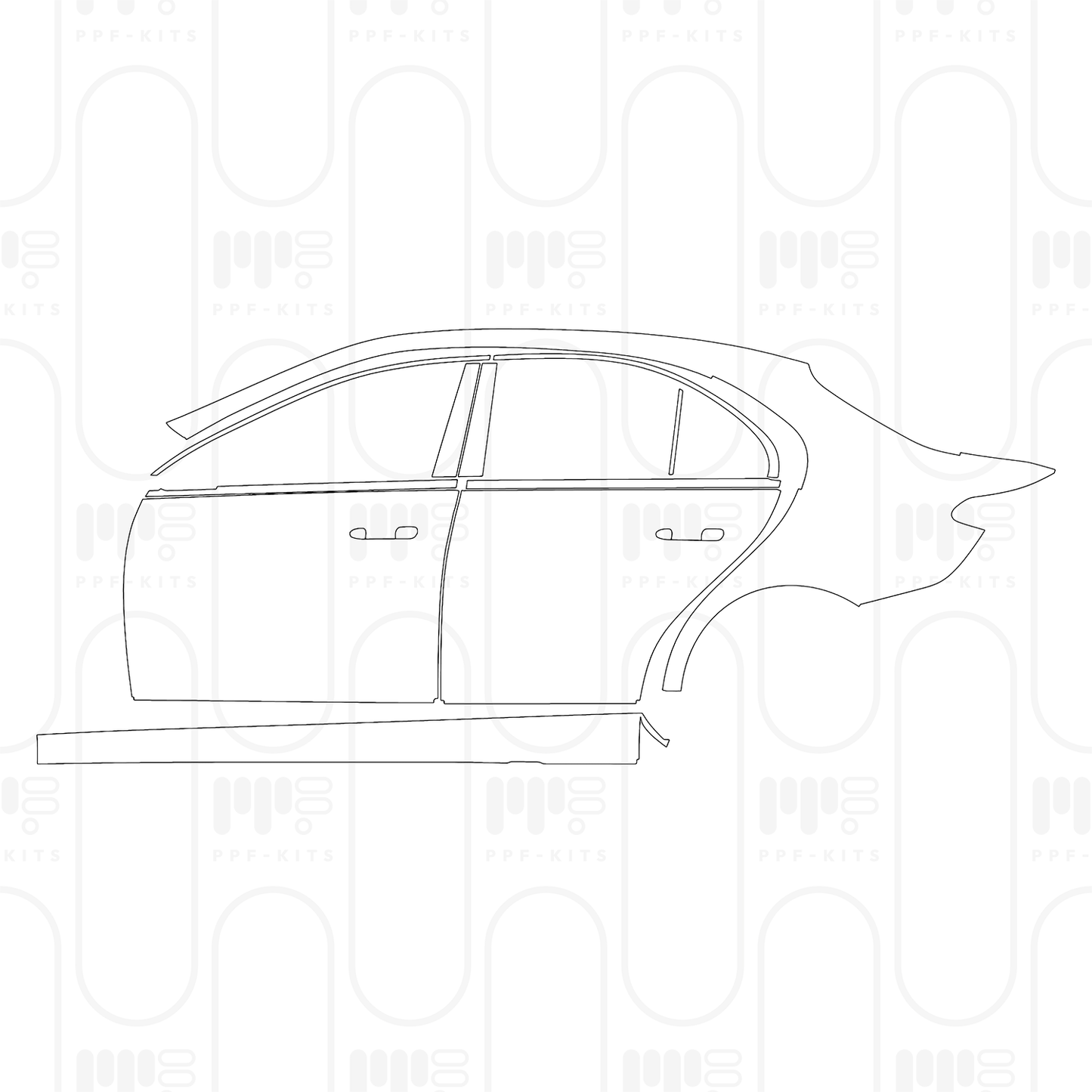 PPF prédécoupé Mercedes-Benz C Class Sedan Base Standard Wheelbase 2026