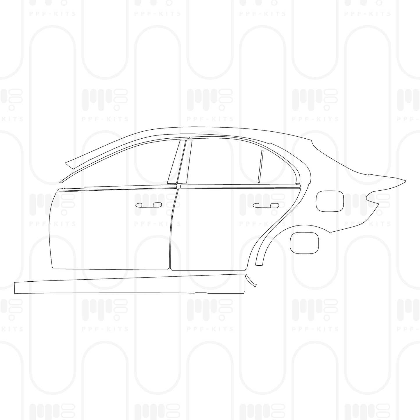PPF prédécoupé Mercedes-Benz C Class Sedan Base Standard Wheelbase 2026