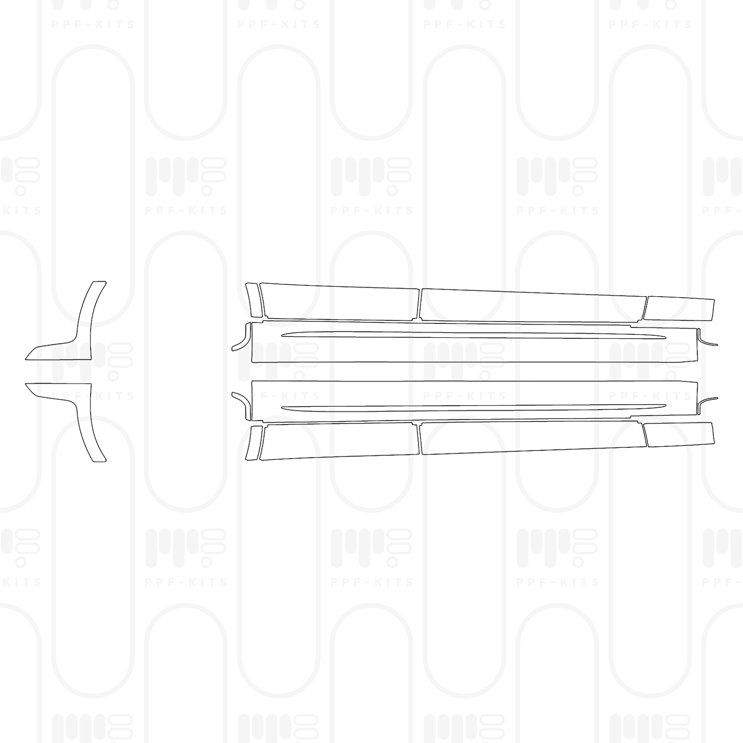 PPF prédécoupé Mercedes-Benz E Class Sedan AMG-Line Standard Wheelbase 2026