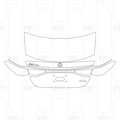 PPF prédécoupé Mercedes-Benz E Class Sedan Luxury Extended Wheelbase 2026