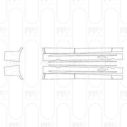 PPF prédécoupé Mercedes-Benz E Class Sedan Luxury Extended Wheelbase 2026
