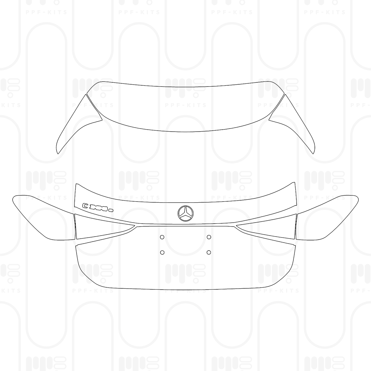 PPF prédécoupé Mercedes-Benz C Class Estate Base 2026