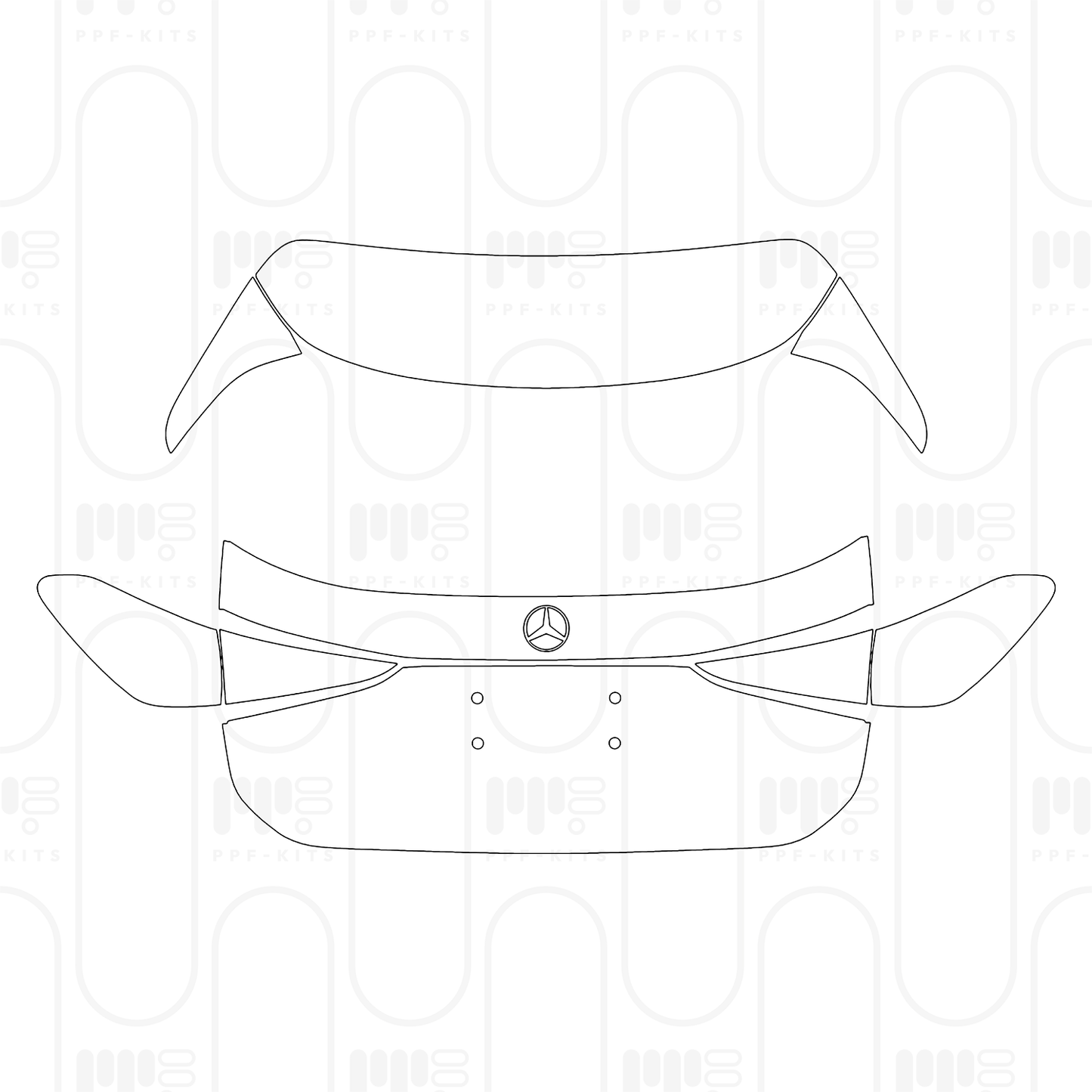 PPF prédécoupé Mercedes-Benz C Class Estate AMG C43 2026