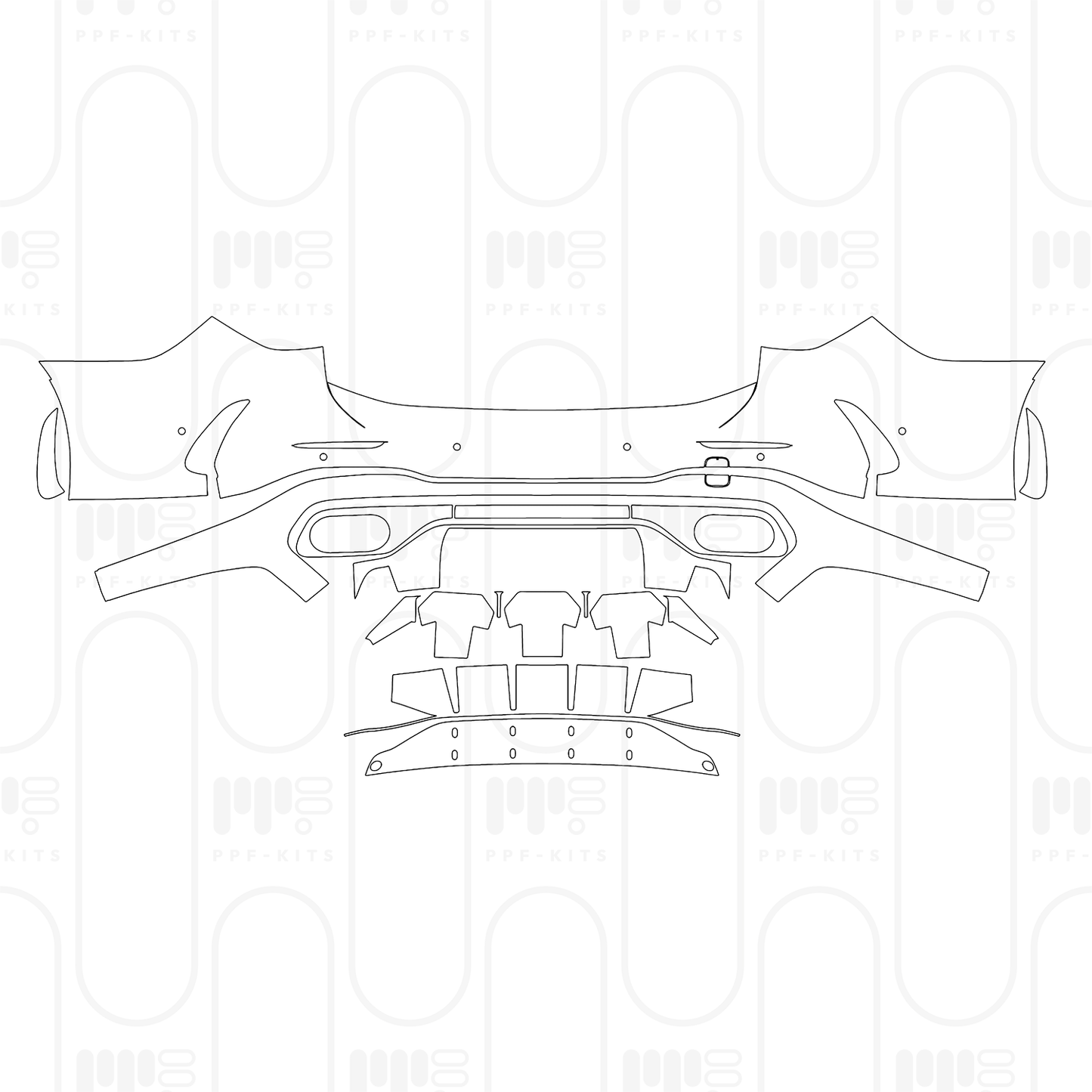 PPF prédécoupé Mercedes-Benz C Class Estate AMG C43 2026