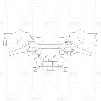 PPF prédécoupé Mercedes-Benz C Class Estate AMG C43 2026