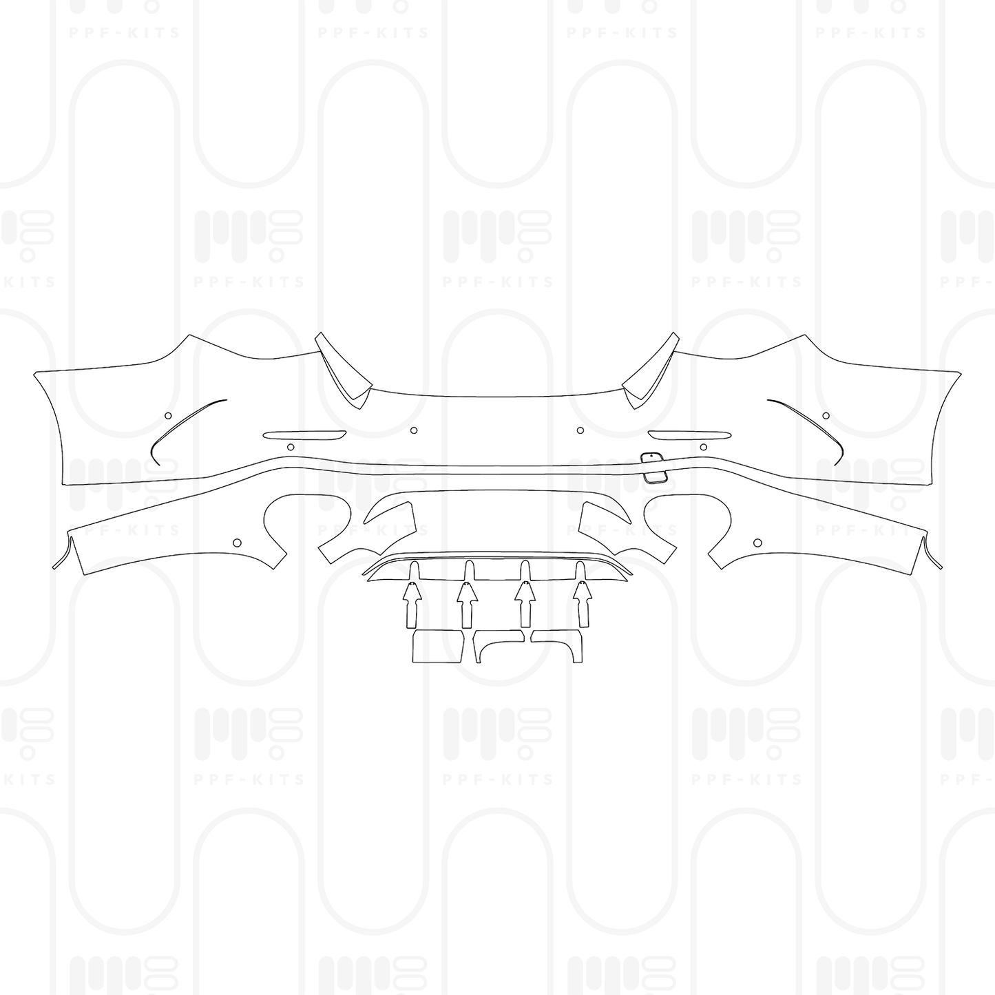 PPF prédécoupé Mercedes-Benz E Class Sedan AMG E53 2026