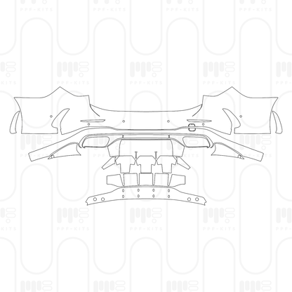 PPF prédécoupé Mercedes-Benz C Class Estate AMG C63 S e Performance 2026