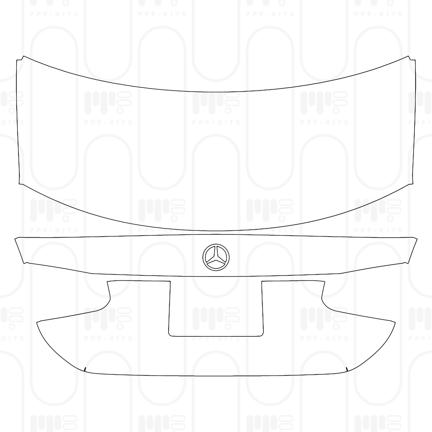 PPF prédécoupé Mercedes-Benz A Class Sedan AMG Line Standard Wheelbase 2026