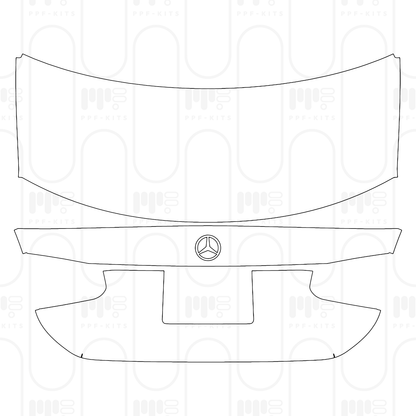 PPF prédécoupé Mercedes-Benz A Class Sedan AMG Line Standard Wheelbase 2026