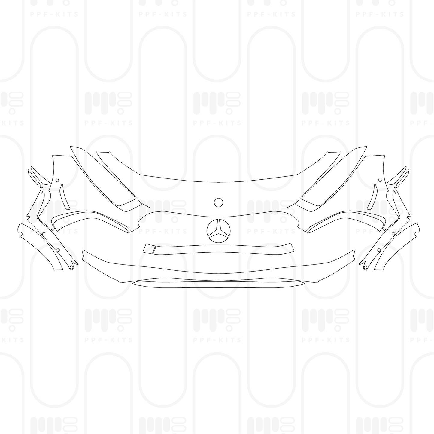 PPF prédécoupé Mercedes-Benz A Class Hatchback AMG A 35 2026
