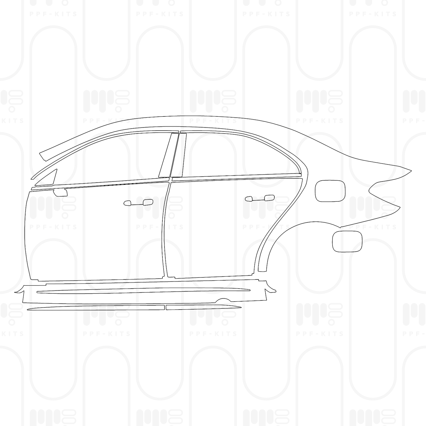PPF prédécoupé Mercedes-Benz A Class Sedan AMG A 35 2026