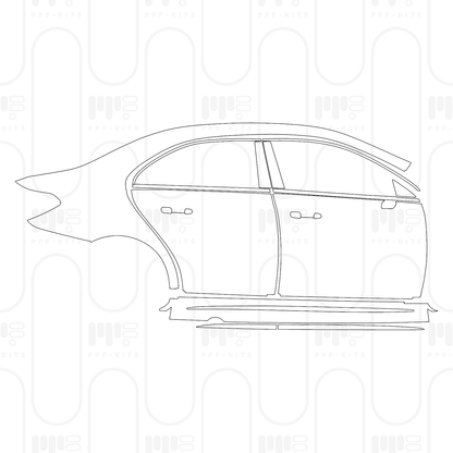 PPF prédécoupé Mercedes-Benz A Class Sedan AMG A 35 2026