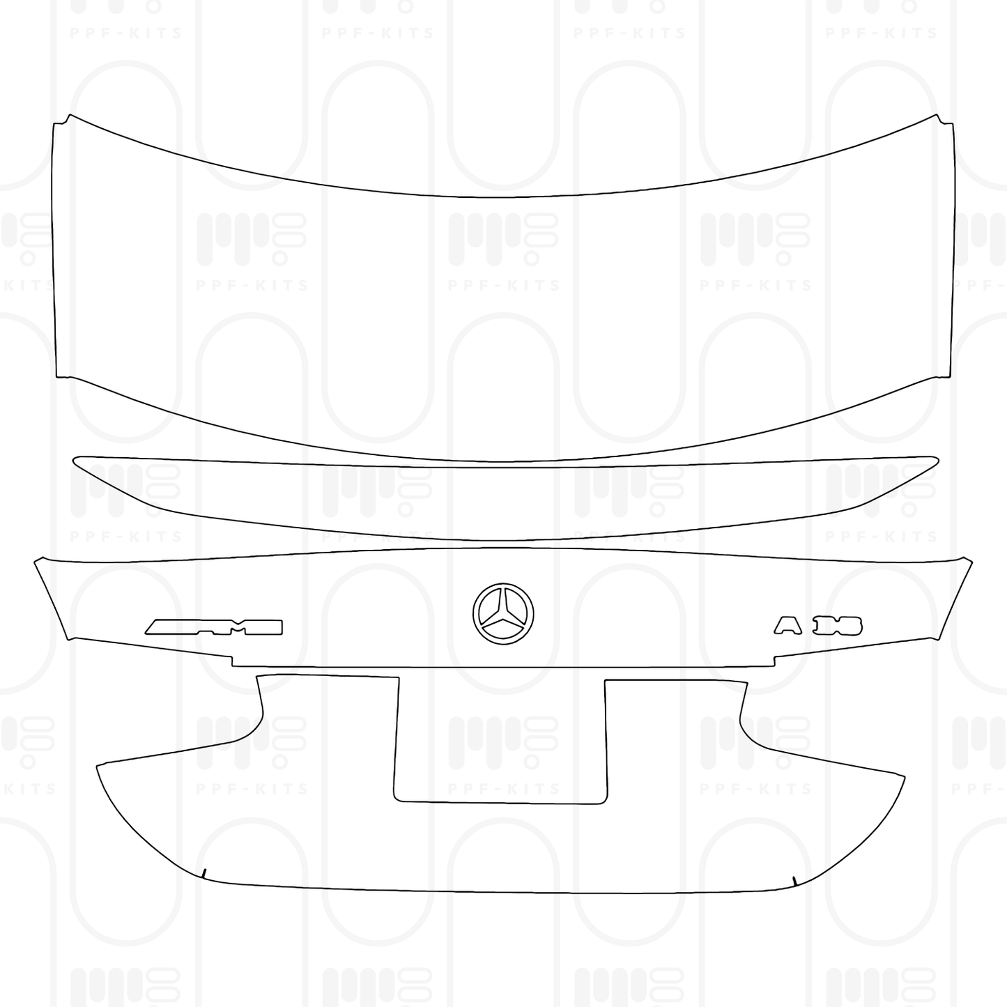 PPF prédécoupé Mercedes-Benz A Class Sedan AMG A 35 2026