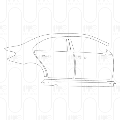 PPF prédécoupé Mercedes-Benz A Class Sedan AMG Line Extended Wheelbase (Chinese only) 2026