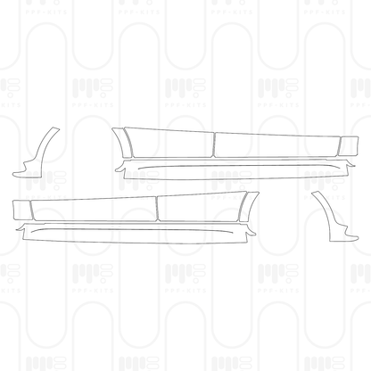 PPF prédécoupé Mercedes-Benz A Class Hatchback AMG A 35 2026