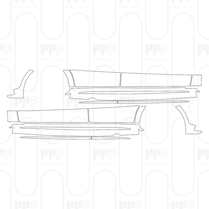 PPF prédécoupé Mercedes-Benz A Class Hatchback AMG A 35 2026