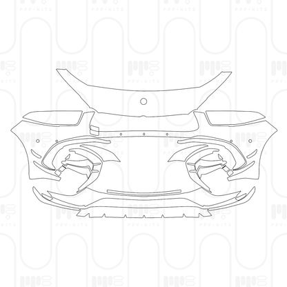 PPF prédécoupé Mercedes-Benz A Class Hatchback AMG A 45 2026