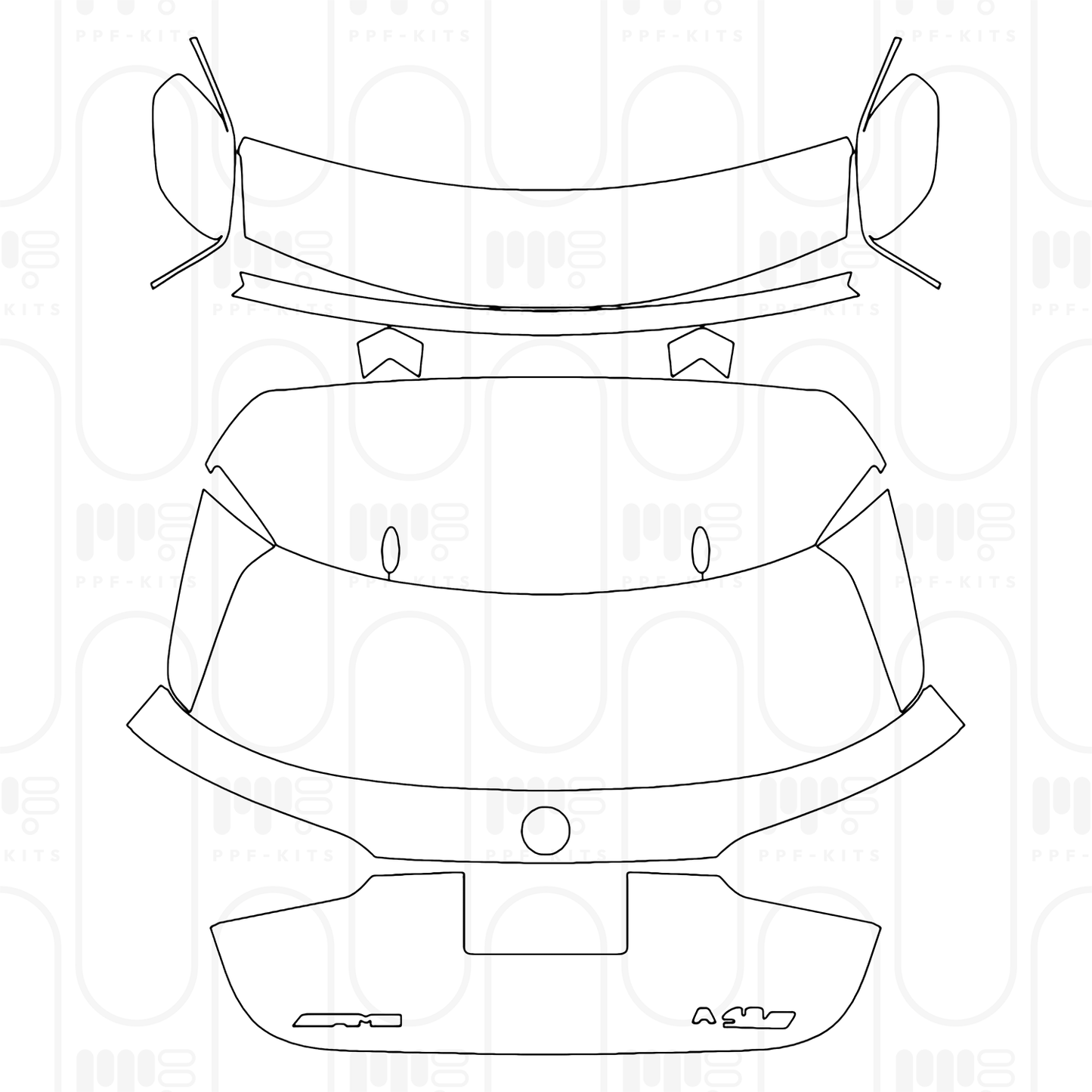 PPF prédécoupé Mercedes-Benz A Class Hatchback AMG A 45 S 2026