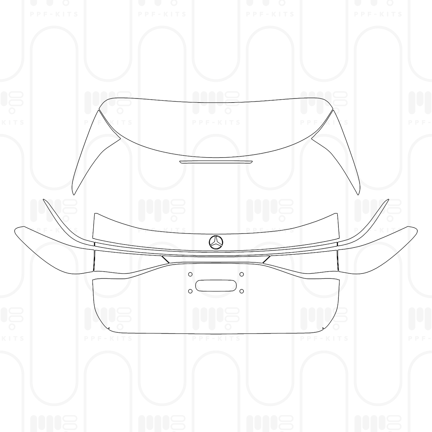 PPF prédécoupé Mercedes-Benz E Class Wagon Estate AMG E53 2026