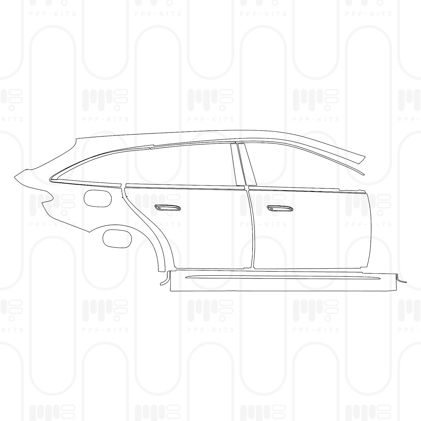 PPF prédécoupé Mercedes-Benz E Class Wagon Estate AMG Line 2026