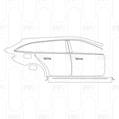 PPF prédécoupé Mercedes-Benz E Class Wagon Estate AMG Line 2026