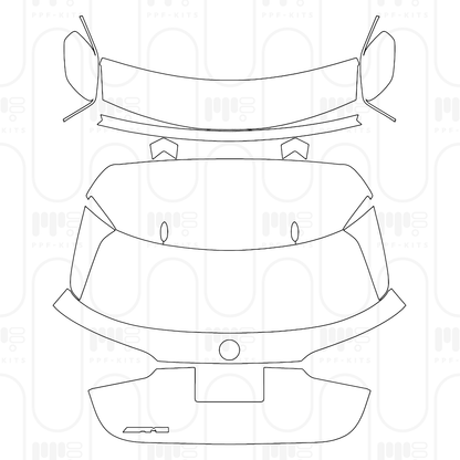 PPF prédécoupé Mercedes-Benz A Class Hatchback AMG A 45 2026