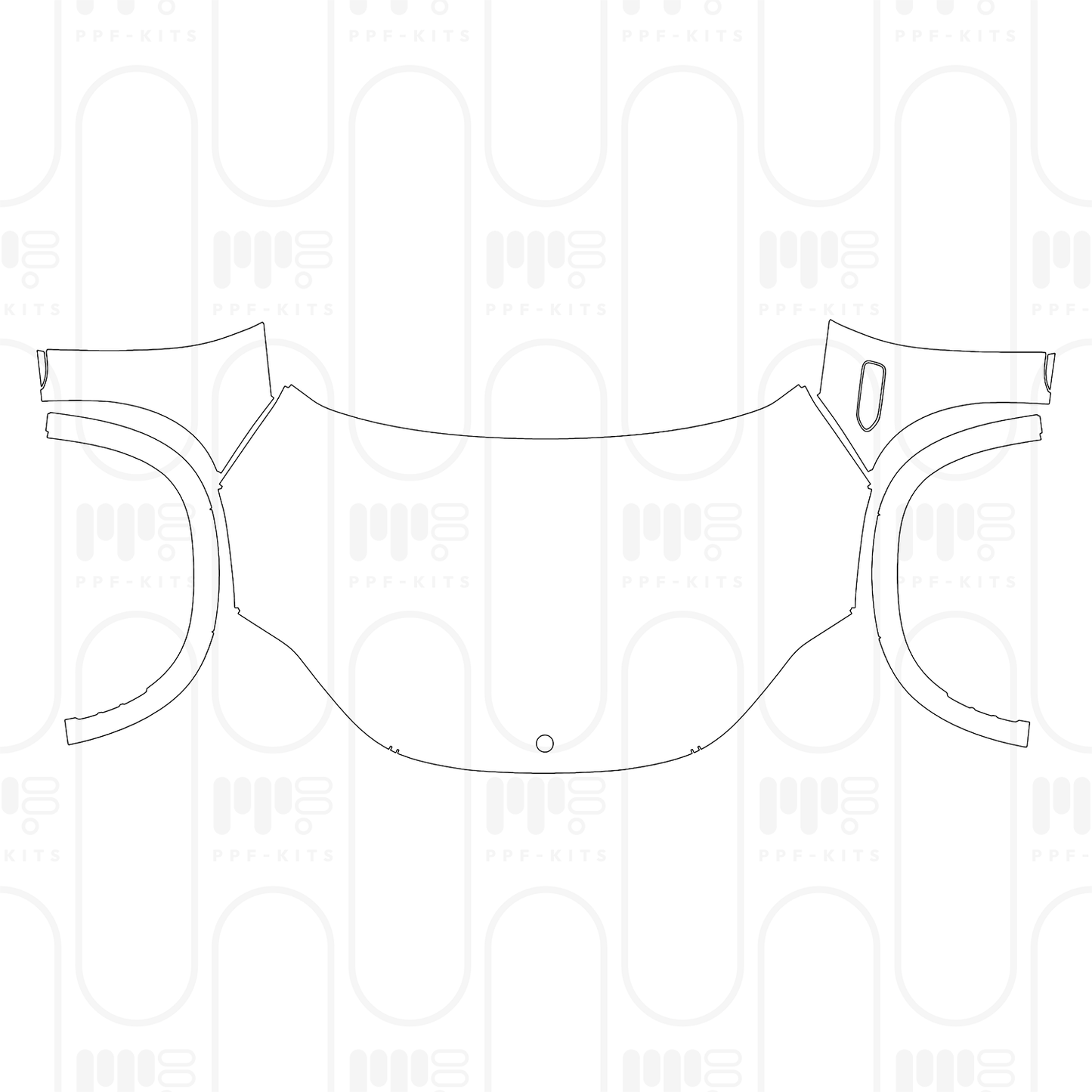 PPF prédécoupé Mercedes-Benz EQS SUV 450 4MATIC 2026