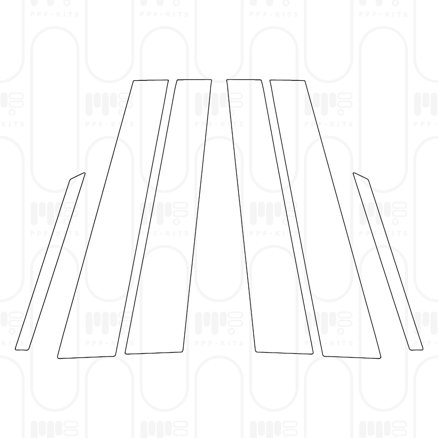 PPF prédécoupé Mercedes-Benz EQS SUV 450 4MATIC 2026