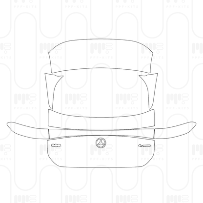 PPF prédécoupé Mercedes-Benz EQS SUV 450 4MATIC 2026