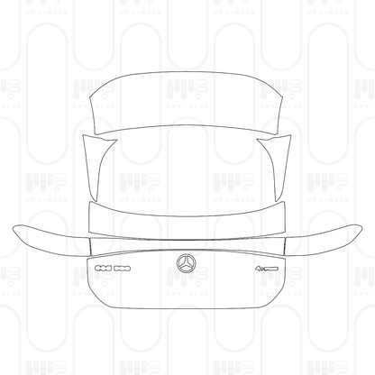 PPF prédécoupé Mercedes-Benz EQS SUV 580 4MATIC 2026