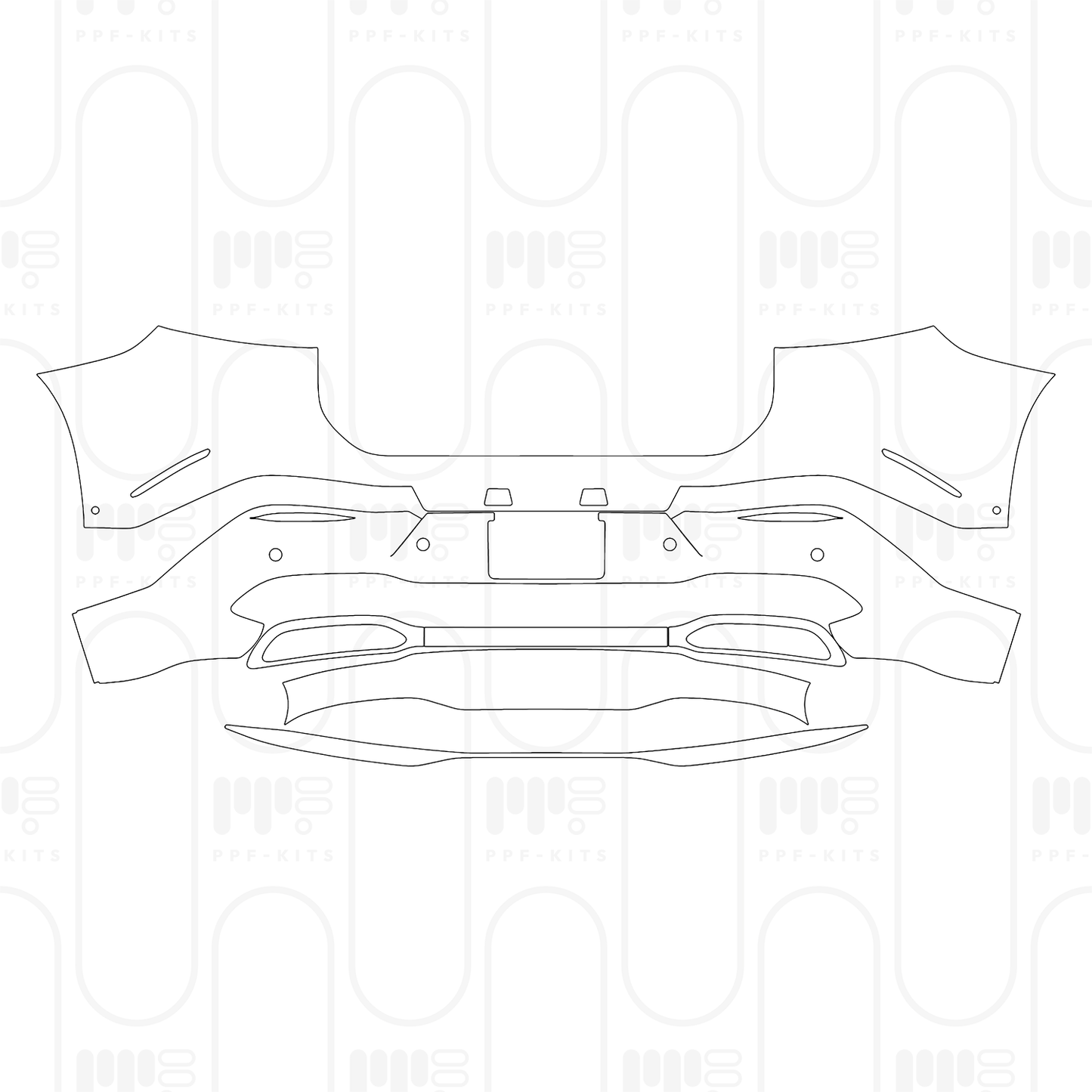 PPF prédécoupé Mercedes-Benz EQS SUV 580 4MATIC 2026