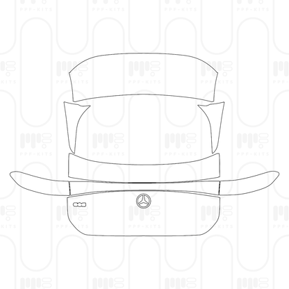 PPF prédécoupé Mercedes-Benz EQS SUV 450+ 2026