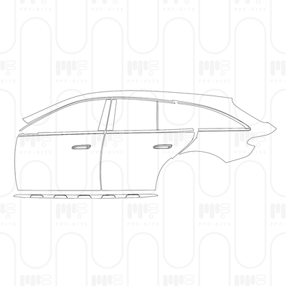 PPF prédécoupé Mercedes-Benz E Class Wagon Estate All-Terrain 2026