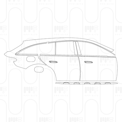 PPF prédécoupé Mercedes-Benz E Class Wagon Estate All-Terrain 2026