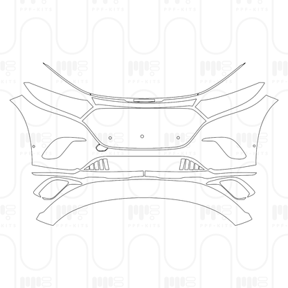 PPF prédécoupé Mercedes-Benz MAYBACH EQS SUV 2026