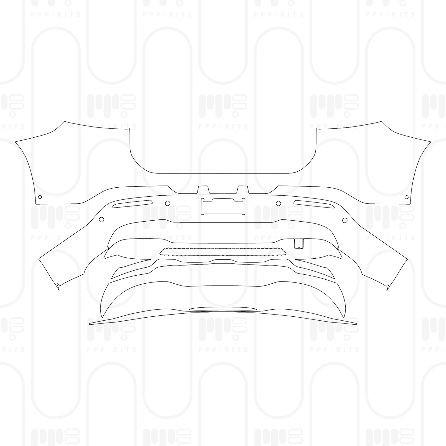 PPF prédécoupé Mercedes-Benz MAYBACH EQS SUV 2026