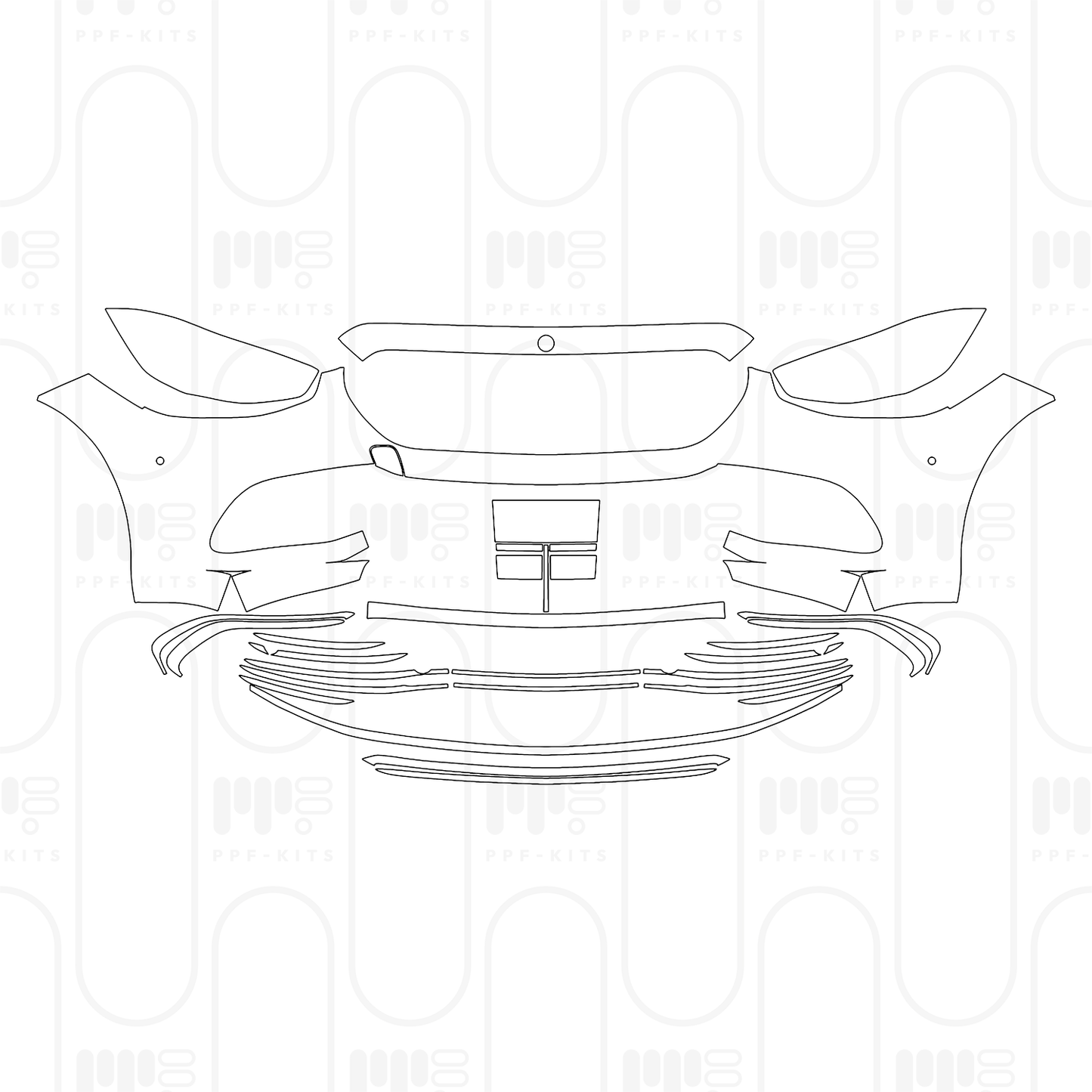 PPF prédécoupé Mercedes-Benz S Class Sedan Base Extended Wheelbase 2026