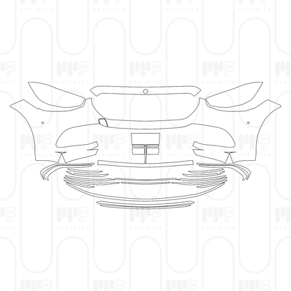 PPF prédécoupé Mercedes-Benz S Class Sedan Base Extended Wheelbase 2026