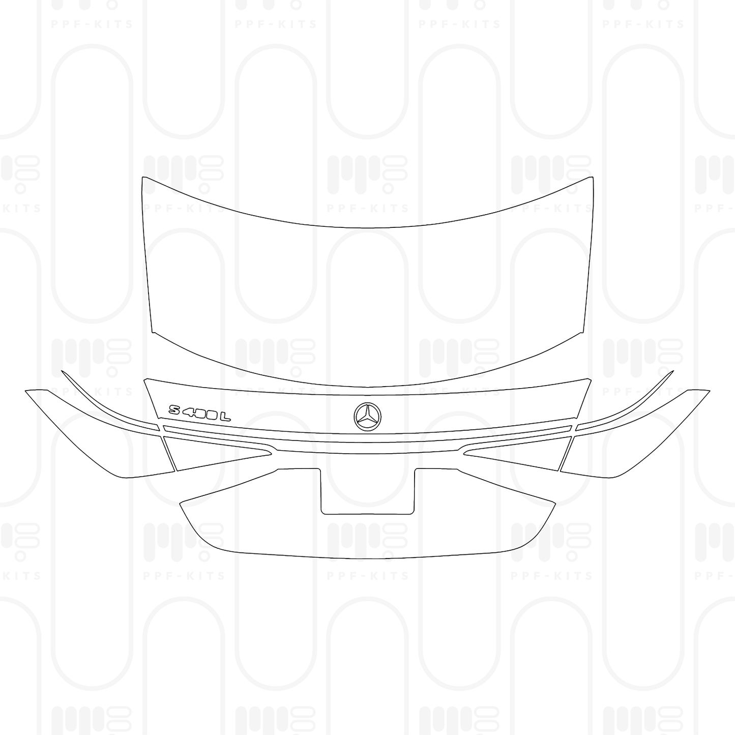 PPF prédécoupé Mercedes-Benz S Class Sedan Base Extended Wheelbase 2026