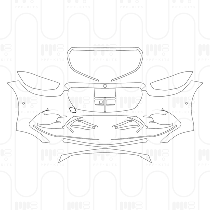 PPF prédécoupé Mercedes-Benz S Class Sedan AMG Line Extended Wheelbase 2026