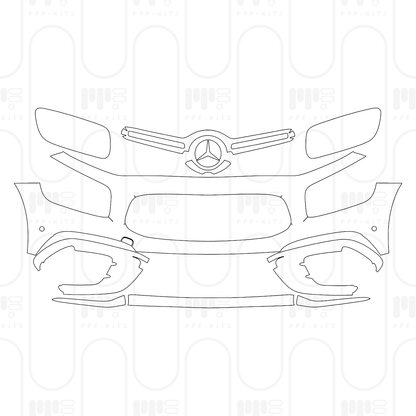 PPF prédécoupé Mercedes-Benz GLB AMG Line 2026