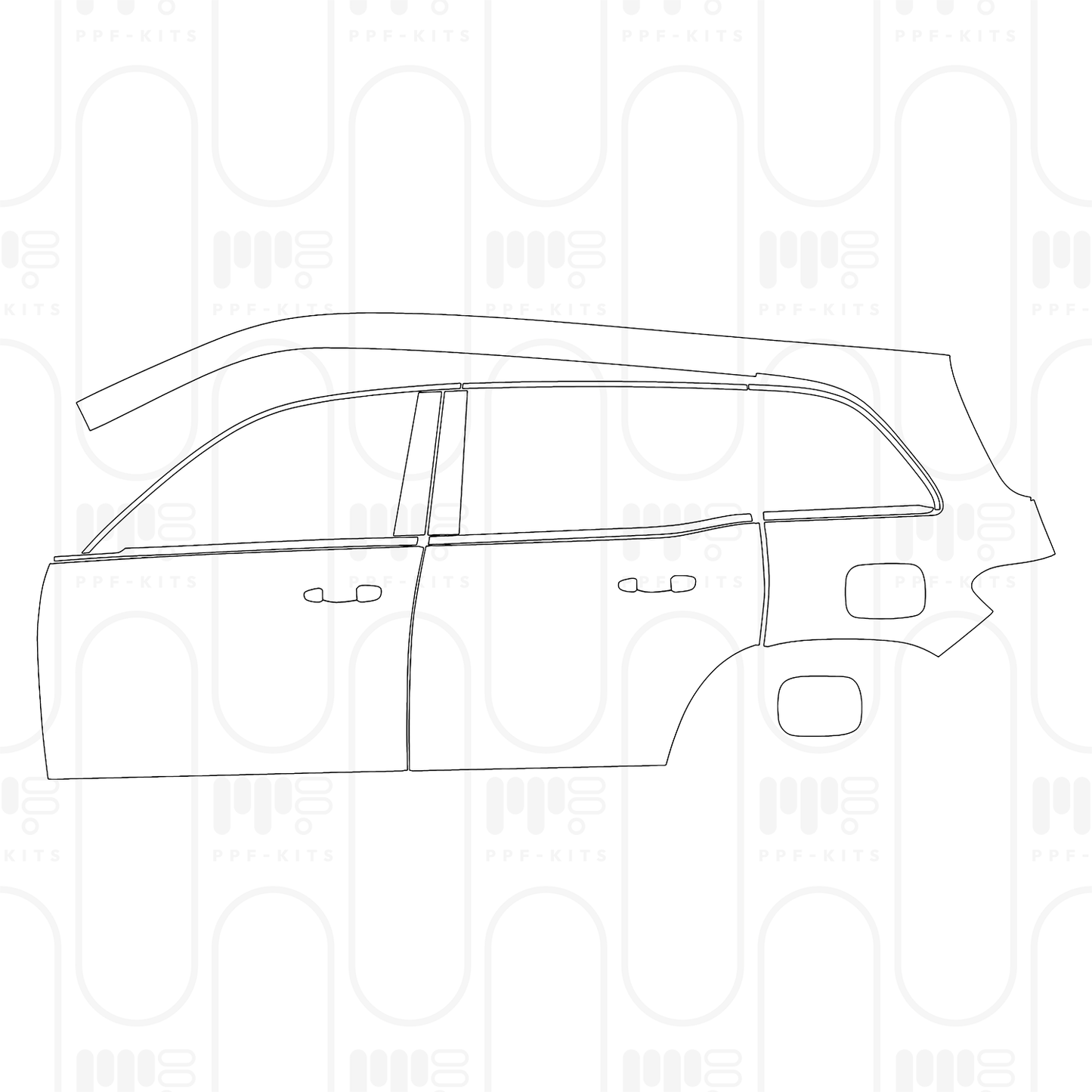 PPF prédécoupé Mercedes-Benz GLB Base 2026