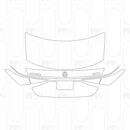 PPF prédécoupé Mercedes-Benz S Class Sedan AMG S63 E Performance Extended Wheelbase 2026