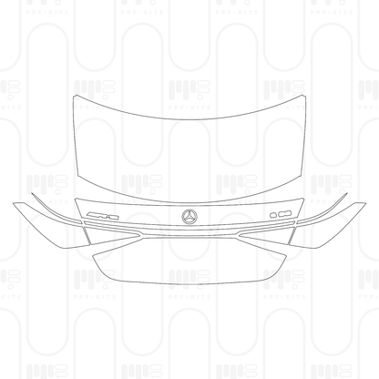 PPF prédécoupé Mercedes-Benz S Class Sedan AMG S63 E Performance Extended Wheelbase 2026