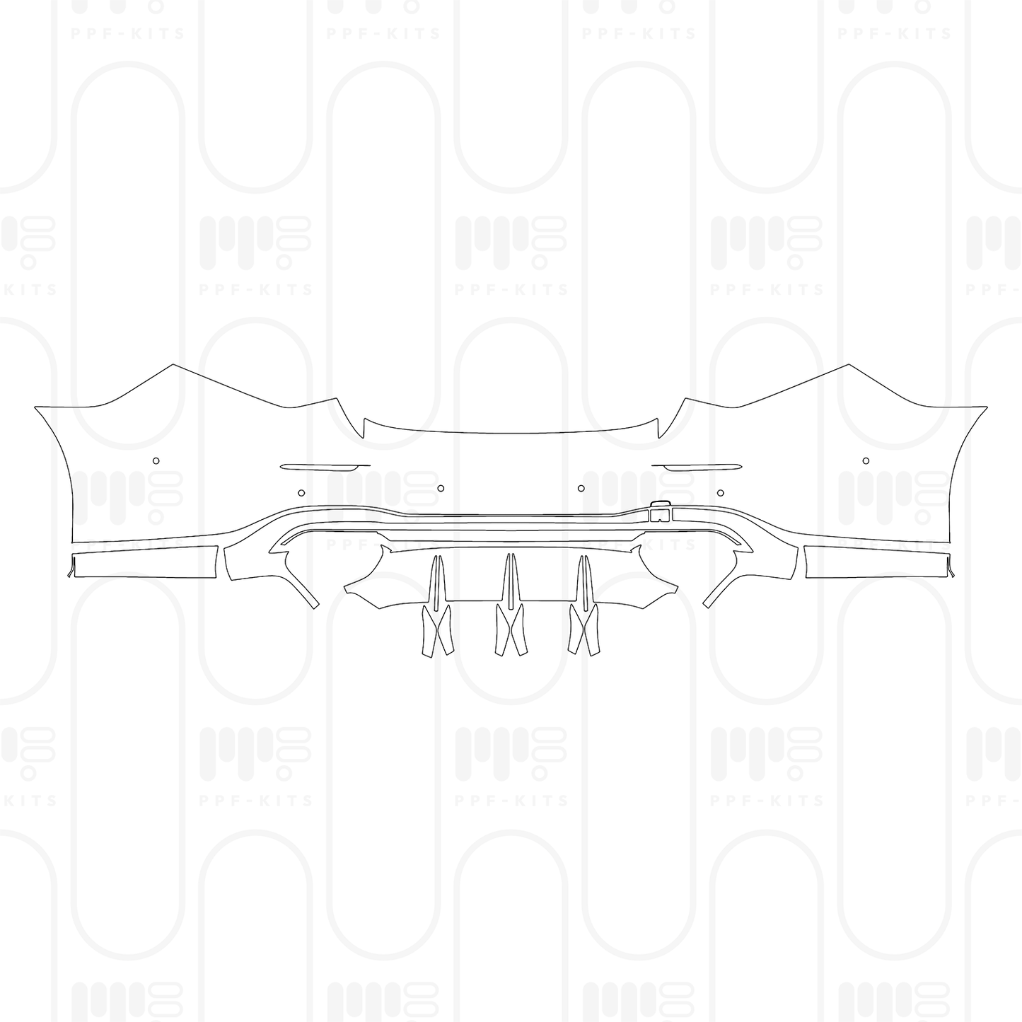 PPF prédécoupé Mercedes-Benz S Class Sedan AMG S63 E Performance Extended Wheelbase 2026