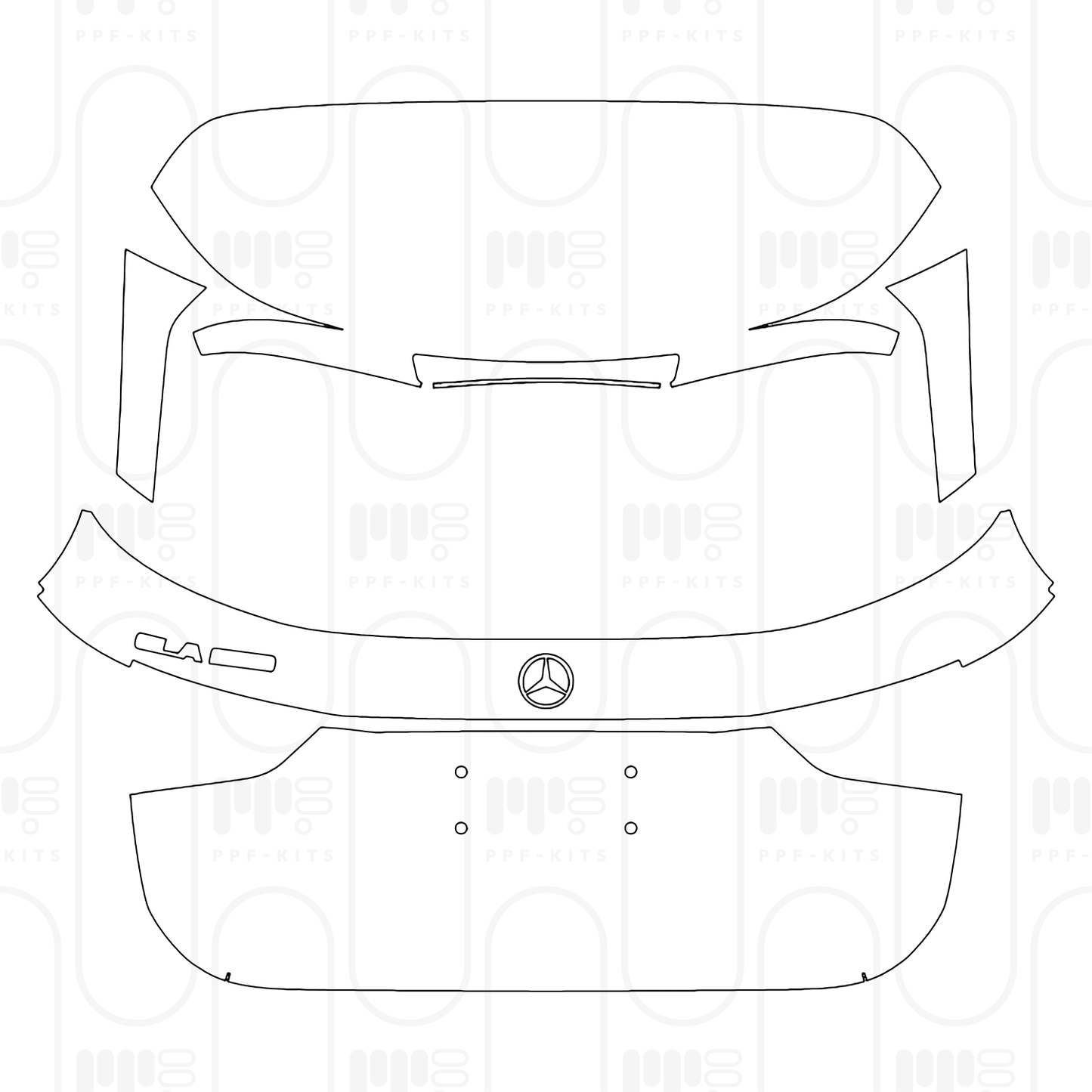 PPF prédécoupé Mercedes-Benz GLA Base 2026