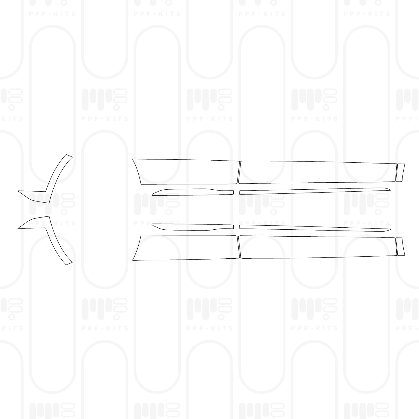 PPF prédécoupé Mercedes-Benz GLA Base 2026