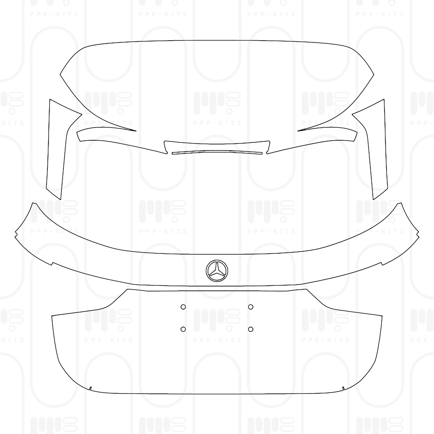 PPF prédécoupé Mercedes-Benz GLA Base 2026