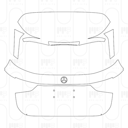 PPF prédécoupé Mercedes-Benz GLA Base 2026
